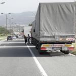 Солени глоби за тирове в Гърция извън магистрала