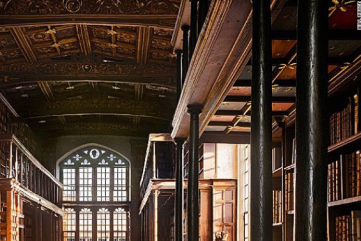 Бакхшалийският манускрипт който се съхранява в Бодлианската библиотека на Оксфордския